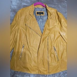 Black Rivet Jacket - Leather Alternative